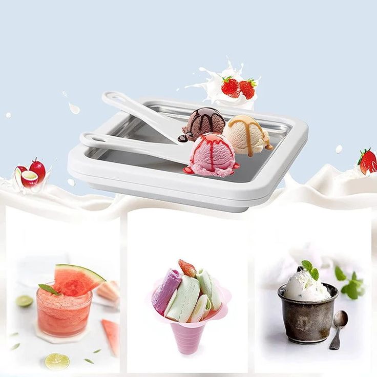 🍦 Máquina para Fazer Sorvete na Chapa (Sorvete em Rolinhos)