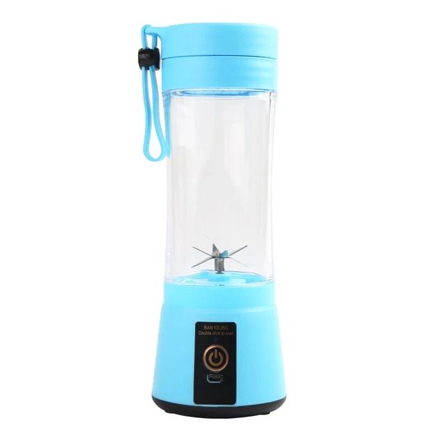 🥤 Liquidificador Portátil Recarregável USB – Azul