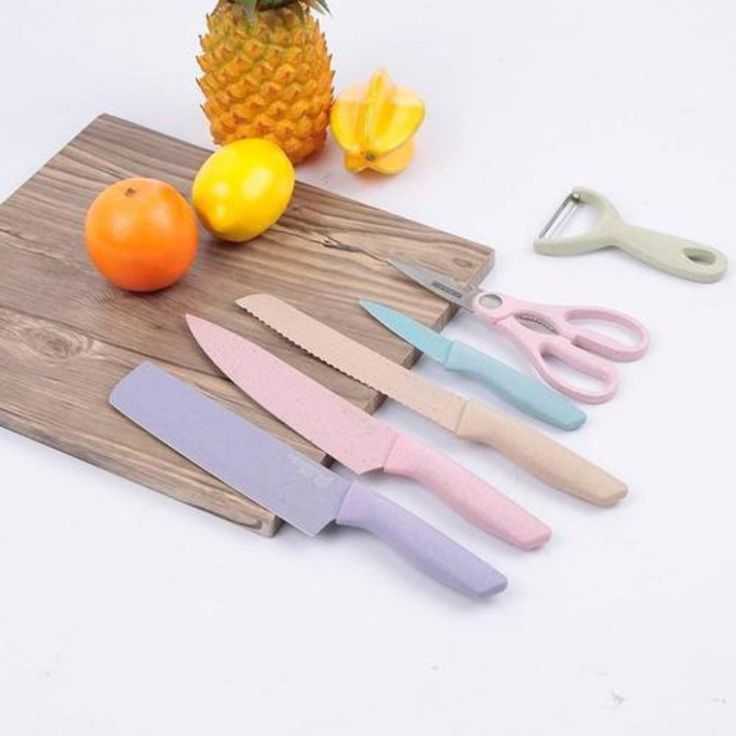 🔪 Jogo de 6 Facas Profissionais para Cozinha