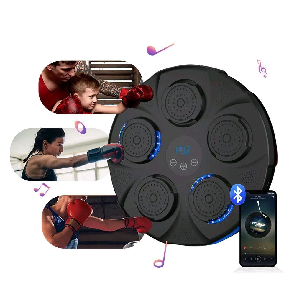 🥊 Máquina de Boxe Inteligente YK-003 + Luva Preta